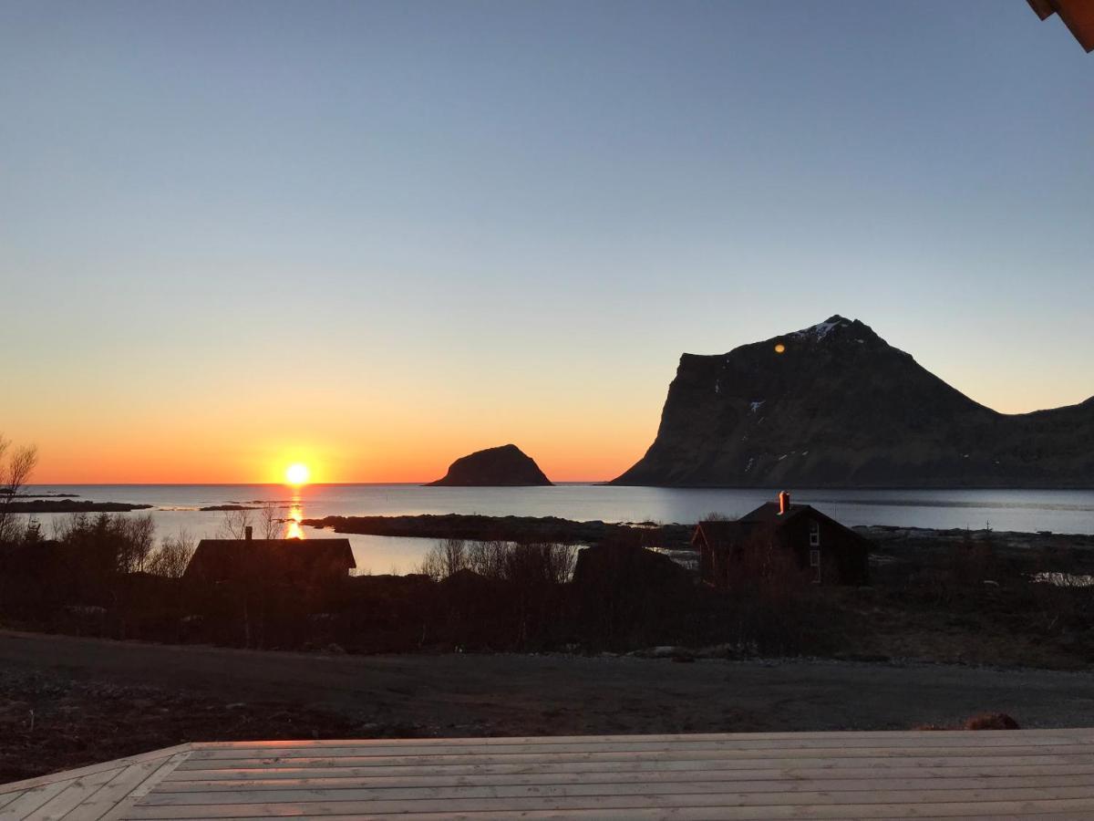 Cabin Panorama Lofoten With Jacuzzi Magic View Offersoya Exterior photo