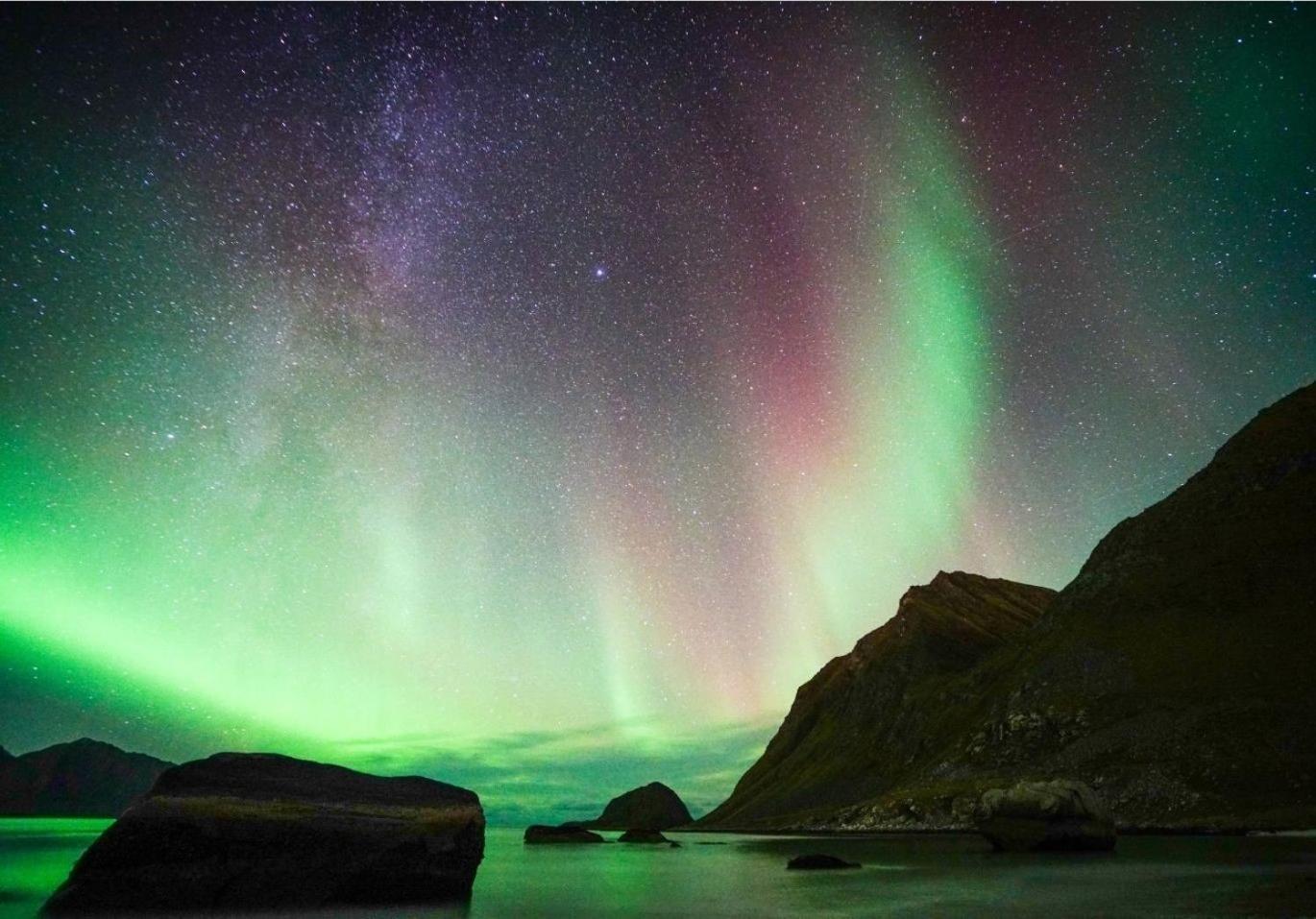 Cabin Panorama Lofoten With Jacuzzi Magic View Offersoya Exterior photo