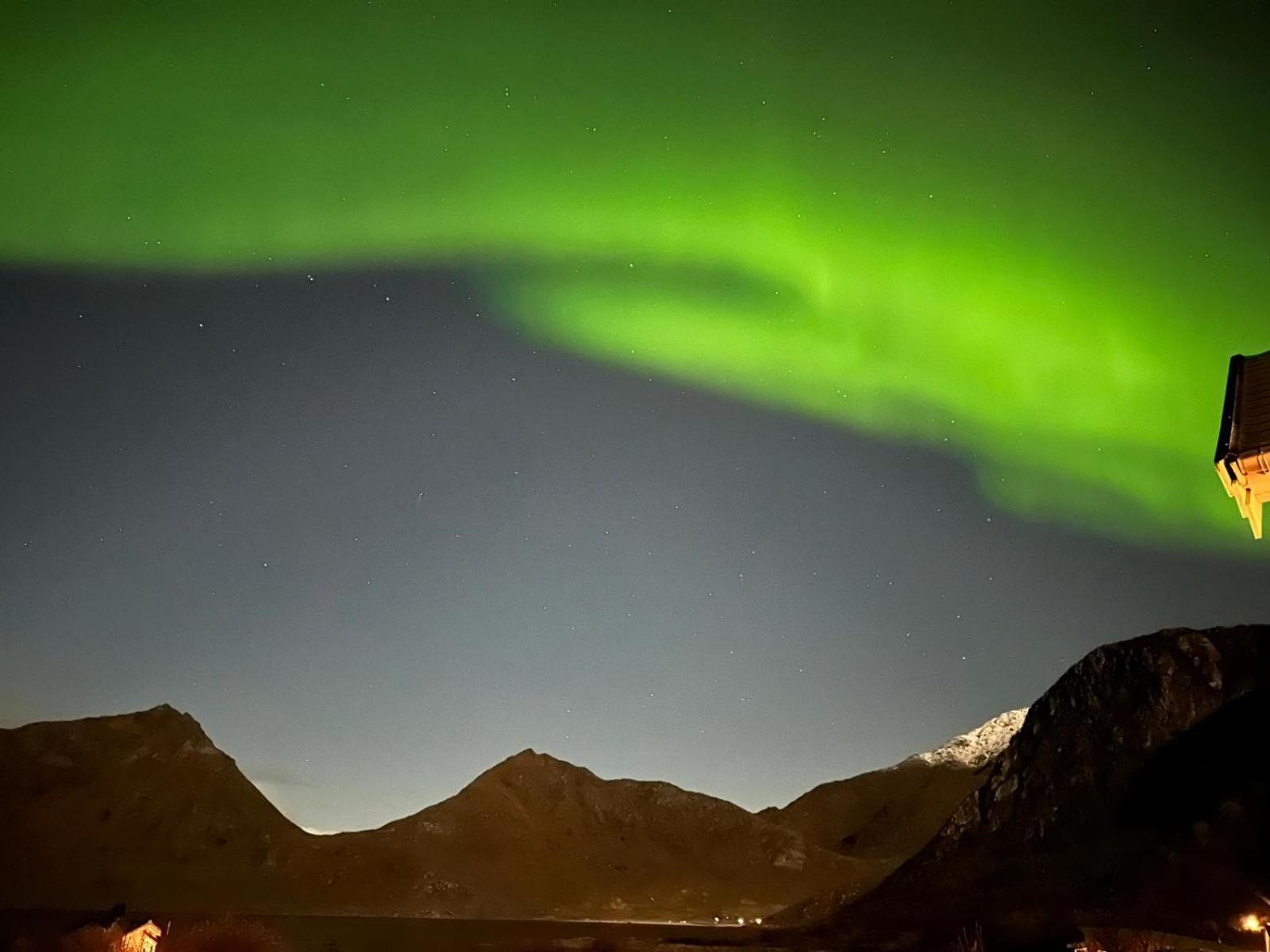 Cabin Panorama Lofoten With Jacuzzi Magic View Offersoya Exterior photo